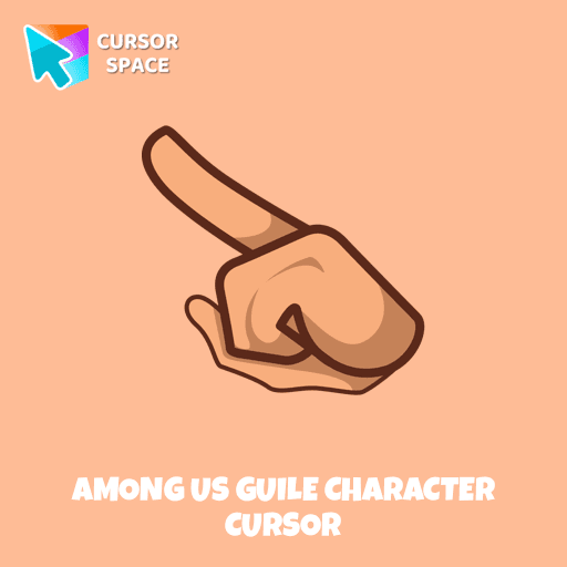Among Us Guile Character cursor arrow cursor
